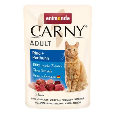 Animonda Carny Adult hovězí a perlička 24x85g