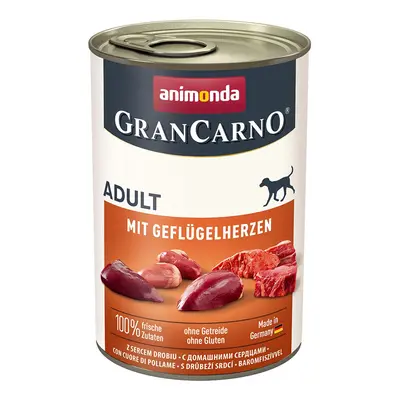 Animonda GranCarno Adult s drůbežími srdci 6x400g