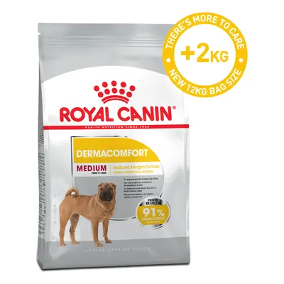 ROYAL CANIN DERMACOMFORT MEDIUM granule pro středně velké psy s citlivou kůží 12 kg