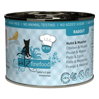 catz finefood Ragout No.613 kuřecí maso & maso z mušlí 6 × 190 g