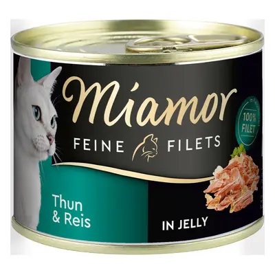 Miamor Feine Filets v želé s tuňákem a rýží 24 × 185 g