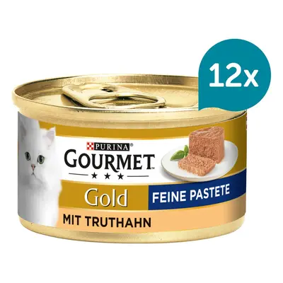 Gourmet Gold jemná paštika s krocaním masem 12 × 85 g