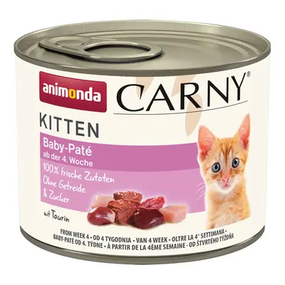 Animonda Carny Kitten Baby paštika 12 × 200 g