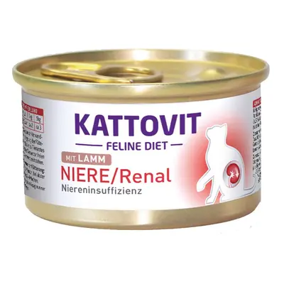 KATTOVIT Feline Diet Niere/Renal jehněčí 24 × 85 g