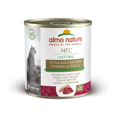 Almo Nature HFC Natural Cat s tuňákem a kuřecím masem 12 × 280 g