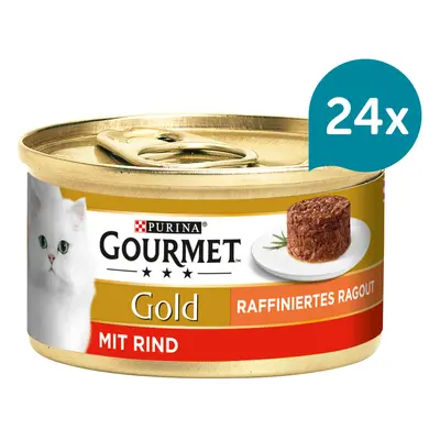 Gourmet Gold Raffiniertes Ragout – hovězí 24 × 85 g