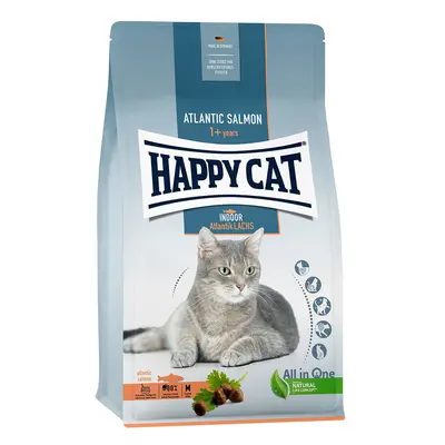 Happy Cat Indoor Adult atlantický losos 4 kg