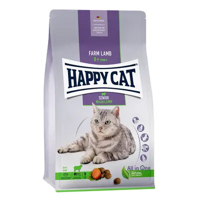 Happy Cat Senior jehněčí z pastvin 1,3 kg