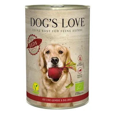 DOG'S LOVE BIO Reds Vegan 6 × 400 g