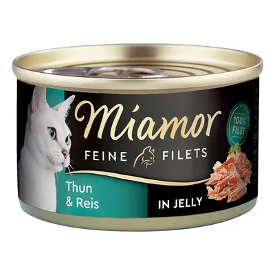 Miamor Feine Filets v želé s tuňákem a rýží 24× 100 g