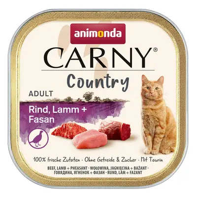 animonda Carny Adult Country hovězí, jehněčí a bažantí maso 32 × 100 g