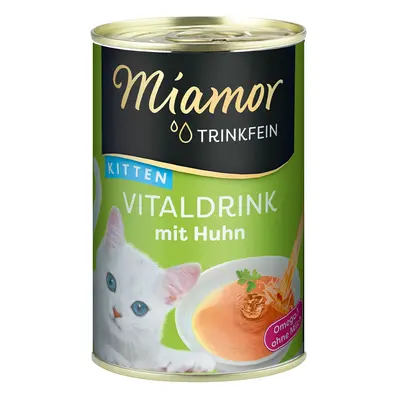 Miamor Trinkfein Vitaldrink nápoj pro koťata kuřecí maso 24 × 135 ml