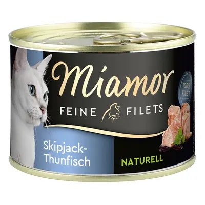 Miamor Feine Filets Naturelle, skipjack - tuňák, 156g plechovka 12 × 156 g