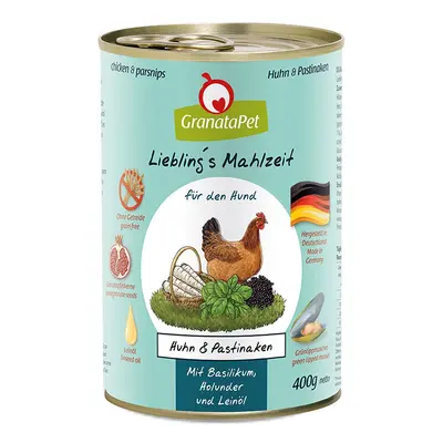 GranataPet Liebling's Mahlzeit s kuřecím masem a pastinákem 6 × 400 g