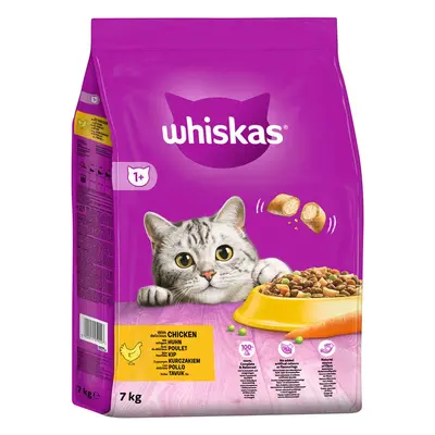 Whiskas Adult 1+ s kuřecím masem 7 kg