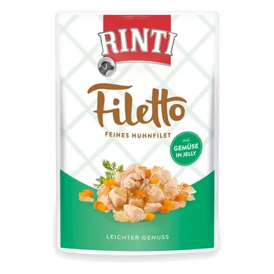 Rinti Filetto s kuřecím masem a zeleninou v želé 24 × 100 g