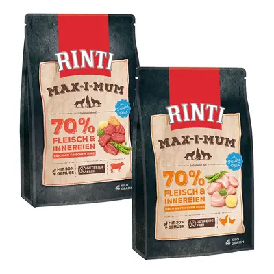 Rinti Max-i-Mum variace chutí s hovězím a kuřecím masem 4 kg