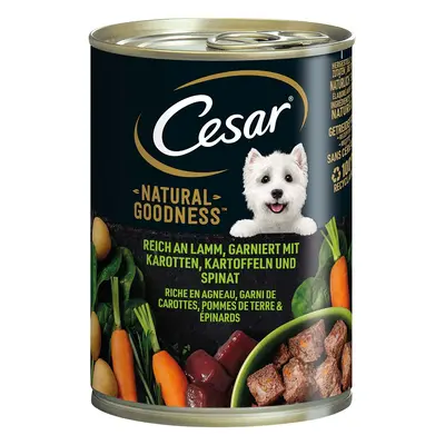 CESAR NATURAL GOODNESS jehněčí 6× 400 g