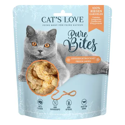 Cat's Love Pure Bites obří garnát, 25 g