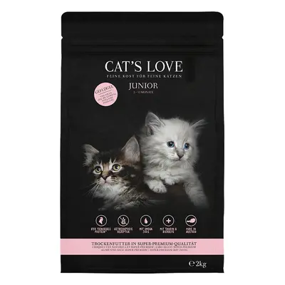 CAT'S LOVE granule Junior drůbeží 2 kg