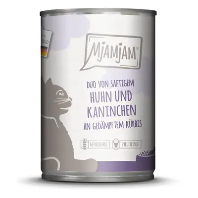 MjAMjAM DUO kuřecí a králičí maso na dýni 6 × 400 g