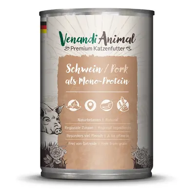 Venandi Animal – vepřové maso jako jediný zdroj bílkovin 6 × 400 g