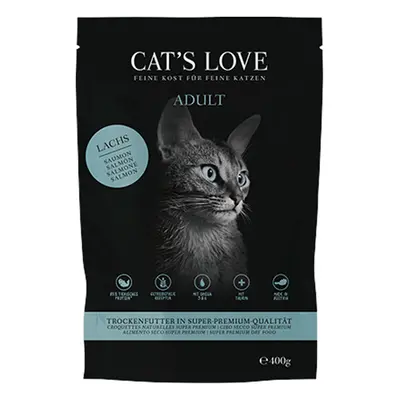 CAT'S LOVE granule Adult losos 400 g