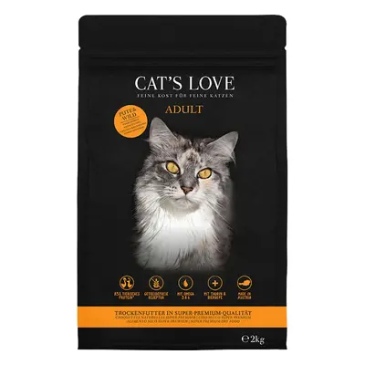 CAT'S LOVE granule Adult krůta a zvěřina 2 kg