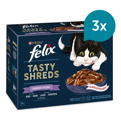 FELIX Tasty Shreds různé druhy 30 × 80 g