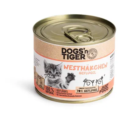 Dogs'n Tiger Nesthäkchen pro koťata, drůbeží 6× 200 g