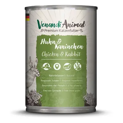 Venandi Animal – kuře a králík 6 × 400 g