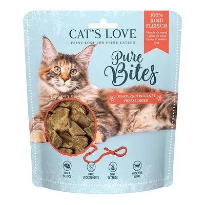 Cat's Love Pure Bites hovězí maso, 40 g