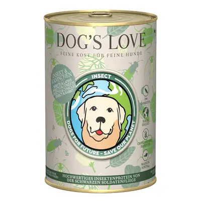 Dog's Love HMYZ A KRÁLÍK 6 × 400 g