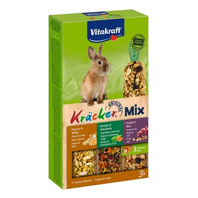 Vitakraft Kräcker® Trio popcorn, zelenina a ořechy 10× 3 ks