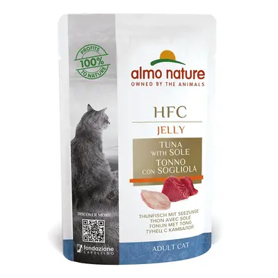 Almo Nature HFC in Jelly s tuňákem a mořským jazykem 24 × 55 g