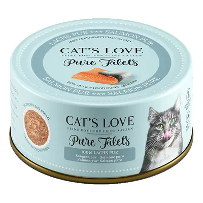 Cat's Love Pure Filets losos 6× 100 g