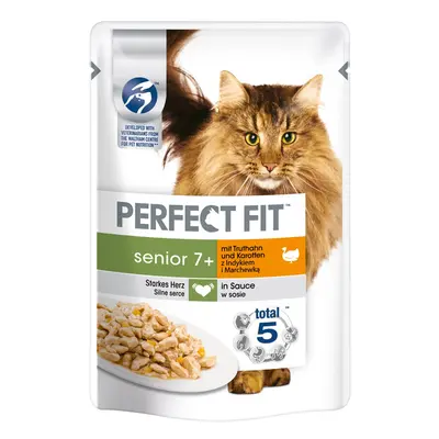 Perfect Fit Senior s krůtím masem a mrkví 12 × 85 g