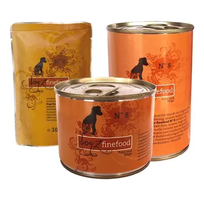 dogz finefood No. 8 krůtí a kozí 6x200g