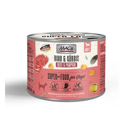 MAC's Dog hovězí a dýně 6 × 200 g