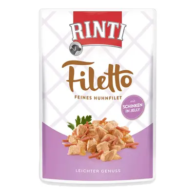 Rinti Filetto s kuřecím masem a šunkou v želé 24 × 100 g