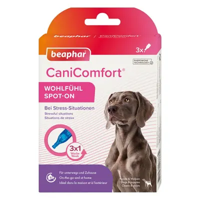 beaphar CaniComfort® uklidňující spot on, 3× 1 ml