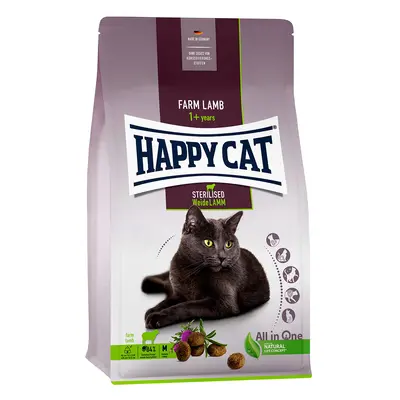 Happy Cat Sterilised Adult jehněčí z pastvin 1,3 kg