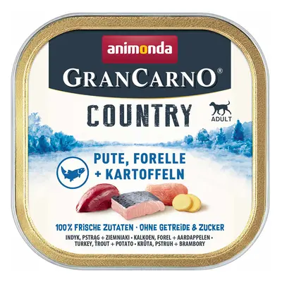 animonda GranCarno Country krůta, pstruh + brambory 22 × 150 g