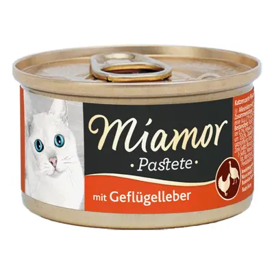 Miamor Katzenzarte s drůbežími játry v omáčce 12 × 85 g