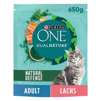 PURINA ONE Dual Nature losos se spirulinou, 650 g