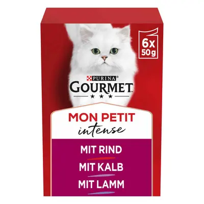 Gourmet Mon Petit masové variace 6 × 50 g