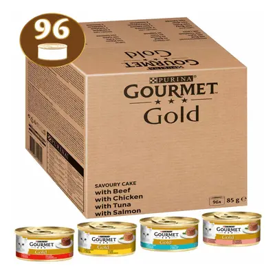 GOURMET Gold rafinované ragú, variace chutí, 96 × 85 g