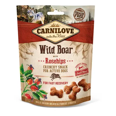 Carnilove Dog – Crunchy Snack – kančí maso se šípky, 200 g