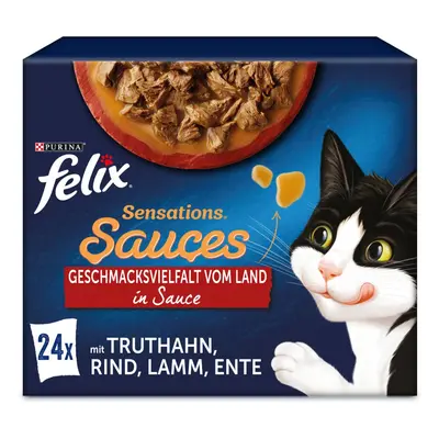 FELIX Sensations Saucen výběr z venkova, 24 × 85 g