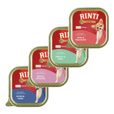 Rinti Gold Mini jemné kousky, směs 4 druhů, 48× 100 g